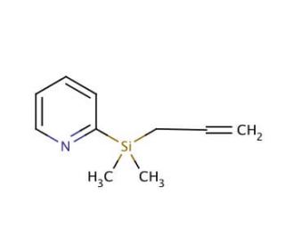 2-(Allyldimethylsilyl)pyridine (CAS 118722-54-6) - chemical structure image