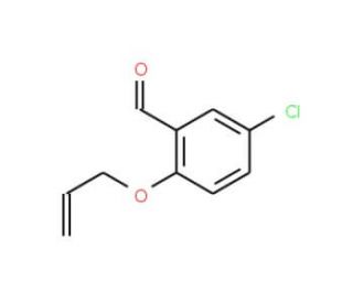 2-(Allyloxy)-5-chlorobenzenecarbaldehyde (CAS 152842-93-8) - chemical structure image