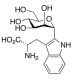 2-(α-D-Mannopyranosyl)-L-tryptophan (CAS 180509-18-6) - chemical structure image