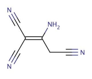 2-Amino-1,1,3-propenetricarbonitrile (CAS 868-54-2) - chemical structure image