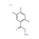 2-Amino-1-(2,4,5-trimethyl-phenyl)-ethanone hydrochloride - chemical structure image