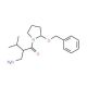 2-Amino-1-(2-benzyloxy-methyl-pyrrolidin-1-yl)-3-methyl-butan-1-one - chemical structure image