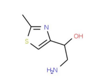 2-amino-1-(2-methyl-1,3-thiazol-4-yl)ethanol - chemical structure image