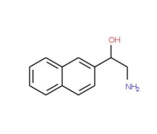 2-Amino-1-(2-naphthyl)ethanol (CAS 4899-26-7) - chemical structure image