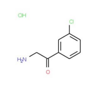 2-Amino-1-(3-chloro-phenyl)-ethanone hydrochloride (CAS 51084-83-4) - chemical structure image