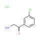 2-Amino-1-(3-chloro-phenyl)-ethanone hydrochloride (CAS 51084-83-4) - chemical structure image