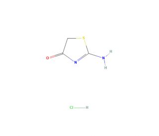 2-Amino-1,3-thiazol-4(5H)-one hydrochloride (CAS 2192-06-5) - chemical structure image