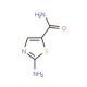 2-amino-1,3-thiazole-5-carboxamide (CAS 52499-04-4) - chemical structure image