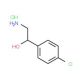 2-Amino-1-(4-chlorophenyl)ethanol hydrochloride (CAS 6314-53-0) - chemical structure image