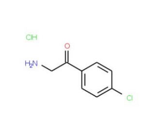 2-amino-1-(4-chlorophenyl)ethanone hydrochloride (CAS 5467-71-0) - chemical structure image