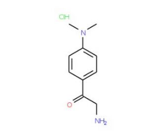 2-Amino-1-[4-(dimethylamino)phenyl]ethanone, HCl (CAS 152278-03-0) - chemical structure image