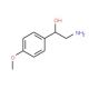 2-amino-1-(4-methoxyphenyl)ethanol (CAS 55275-61-1) - chemical structure image