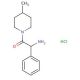 2-amino-1-(4-methylpiperidin-1-yl)-2-phenylethan-1-one hydrochloride - chemical structure image