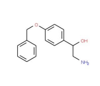 2-Amino-1-(4&prime;-benzyloxyphenyl)ethanol-13C2,15N - chemical structure image