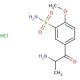 2-Amino-1-(4′-methoxy-3′-sulfonamidophenyl)-2-propanone Hydrochloride (CAS 1076198-82-7) - chemical structure image