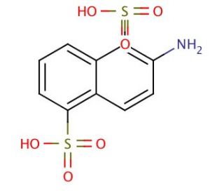 2-Amino-1,5-naphthalenedisulfonic acid (CAS 117-62-4) - chemical structure image