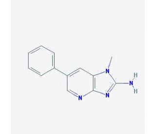 2-Amino-1-methyl-6-phenylimidazo[4,5-b]pyridine (CAS 105650-23-5) - chemical structure image