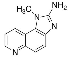 2-Amino-1-methylimidazo[4,5-F]quinoline (CAS 102408-25-3) - chemical structure image