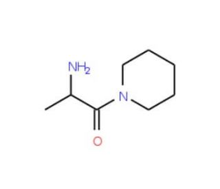 2-amino-1-(piperidin-1-yl)propan-1-one (CAS 805974-19-0) - chemical structure image