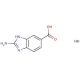 2-Amino-1H-benzimidazole-5-carboxylic acid hyrobormide - chemical structure image