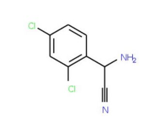 2-amino-2-(2,4-dichlorophenyl)acetonitrile - chemical structure image