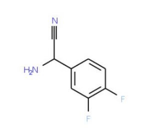 2-amino-2-(3,4-difluorophenyl)acetonitrile - chemical structure image