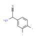 2-amino-2-(3,4-difluorophenyl)acetonitrile - chemical structure image