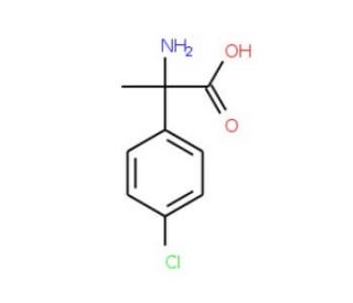2-amino-2-(4-chlorophenyl)propanoic acid - chemical structure image