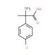 2-amino-2-(4-chlorophenyl)propanoic acid - chemical structure image