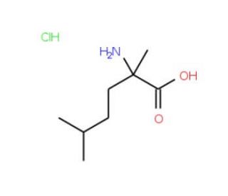 2-amino-2,5-dimethylhexanoic acid hydrochloride - chemical structure image