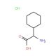 2-amino-2-cyclohexylacetic acid hydrochloride - chemical structure image