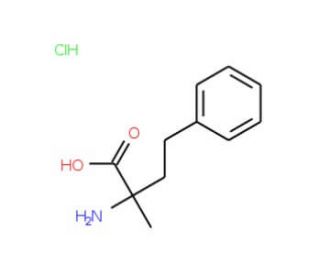 2-amino-2-methyl-4-phenylbutanoic acid hydrochloride - chemical structure image