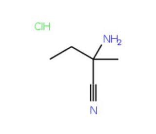 2-amino-2-methylbutanenitrile hydrochloride - chemical structure image