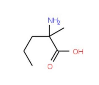 2-amino-2-methylpentanoic acid (CAS 3275-37-4) - chemical structure image