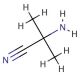 2-Amino-2-methylpropanenitrile (CAS 19355-69-2) - chemical structure image