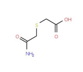 [(2-amino-2-oxoethyl)thio]acetic acid (CAS 13330-87-5) - chemical structure image
