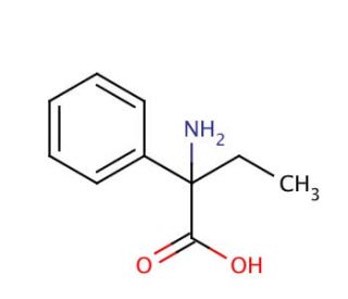 2-Amino-2-phenylbutyric acid (CAS 5438-07-3) - chemical structure image