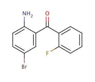 2-Amino-2&prime;-fluoro-5-bromobenzophenone (CAS 1479-58-9) - chemical structure image