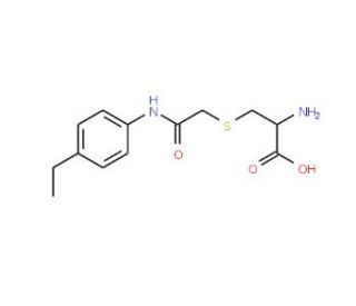 2-amino-3-({2-[(4-ethylphenyl)amino]-2-oxoethyl}thio)propanoic acid - chemical structure image