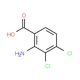2-amino-3,4-dichlorobenzoic acid (CAS 20776-62-9) - chemical structure image