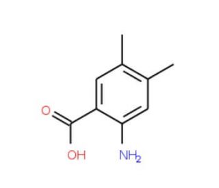 2-Amino-3,4-dimethyl-benzoic acid (CAS 50419-58-4) - chemical structure image