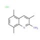 2-Amino-3,5,8-trimethylquinoline hydrochloride (CAS 1170128-50-3) - chemical structure image