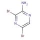 2-Amino-3,5-dibromopyrazine (CAS 24241-18-7) - chemical structure image