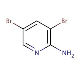 2-Amino-3,5-dibromopyridine (CAS 35486-42-1) - chemical structure image