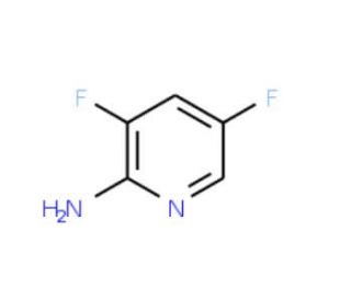 2-Amino-3,5-difluoropyridine (CAS 732306-31-9) - chemical structure image