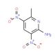 2-Amino-3,5-dinitro-6-methylpyridine (CAS 25864-34-0) - chemical structure image