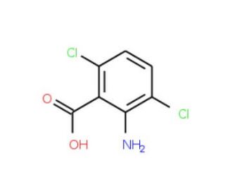 2-Amino-3,6-dichlorobenzoic acid (CAS 3032-32-4) - chemical structure image