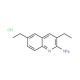 2-Amino-3,6-diethylquinoline hydrochloride (CAS 1171963-23-7) - chemical structure image