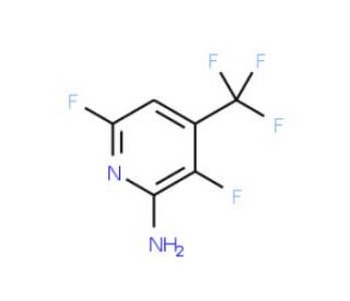 2-Amino-3,6-difluoro-4-(trifluoromethyl)pyridine (CAS 675602-89-8) - chemical structure image