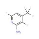 2-Amino-3,6-difluoro-4-(trifluoromethyl)pyridine (CAS 675602-89-8) - chemical structure image